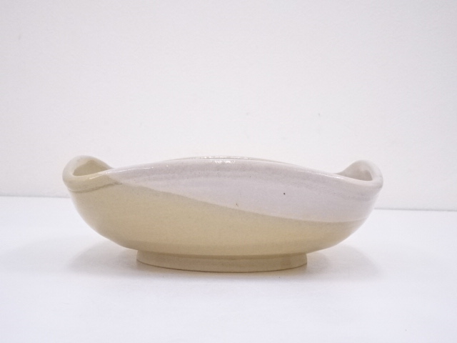 骨董　萩焼 道具 ] - 道具 萩焼 新庄助右衛門窯造 四方鉢 | ネットショップ圭